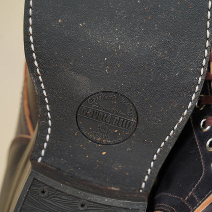 Matrix 5.7” Work Boots - Black Horsebutt strip leather