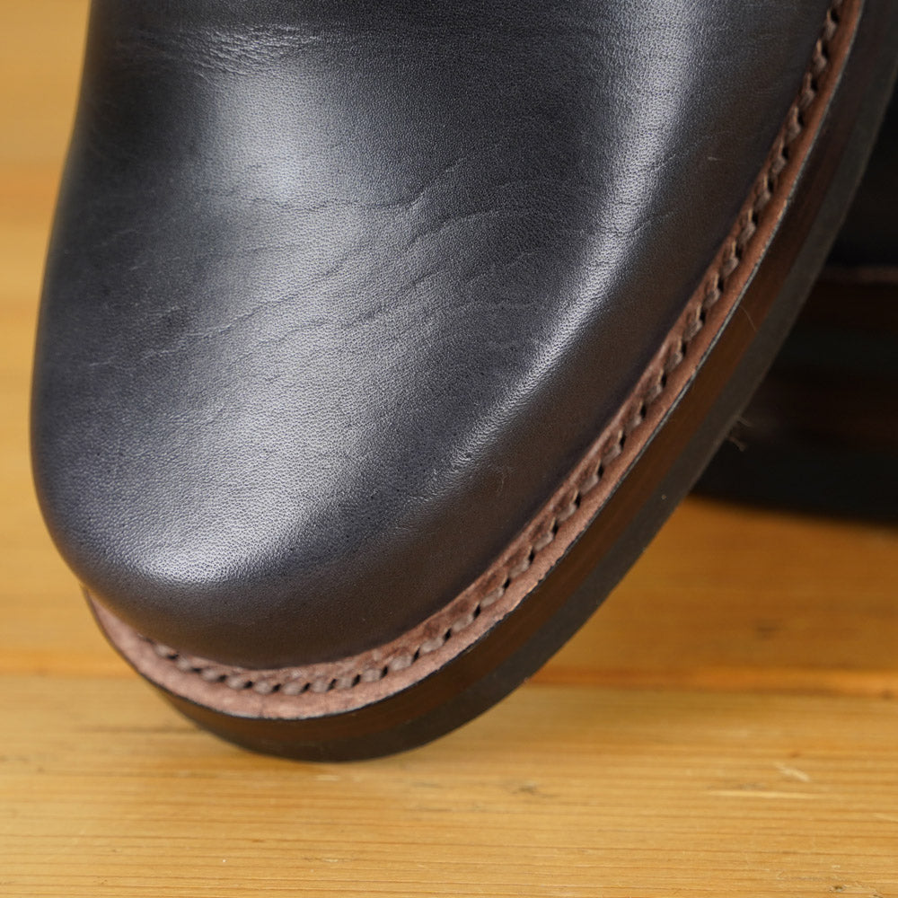 Matrix 5.7” Work Boots - Black Horsebutt strip leather