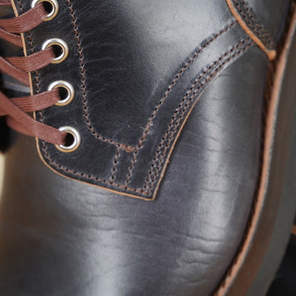 Matrix 5.7” Work Boots - Black Horsebutt strip leather