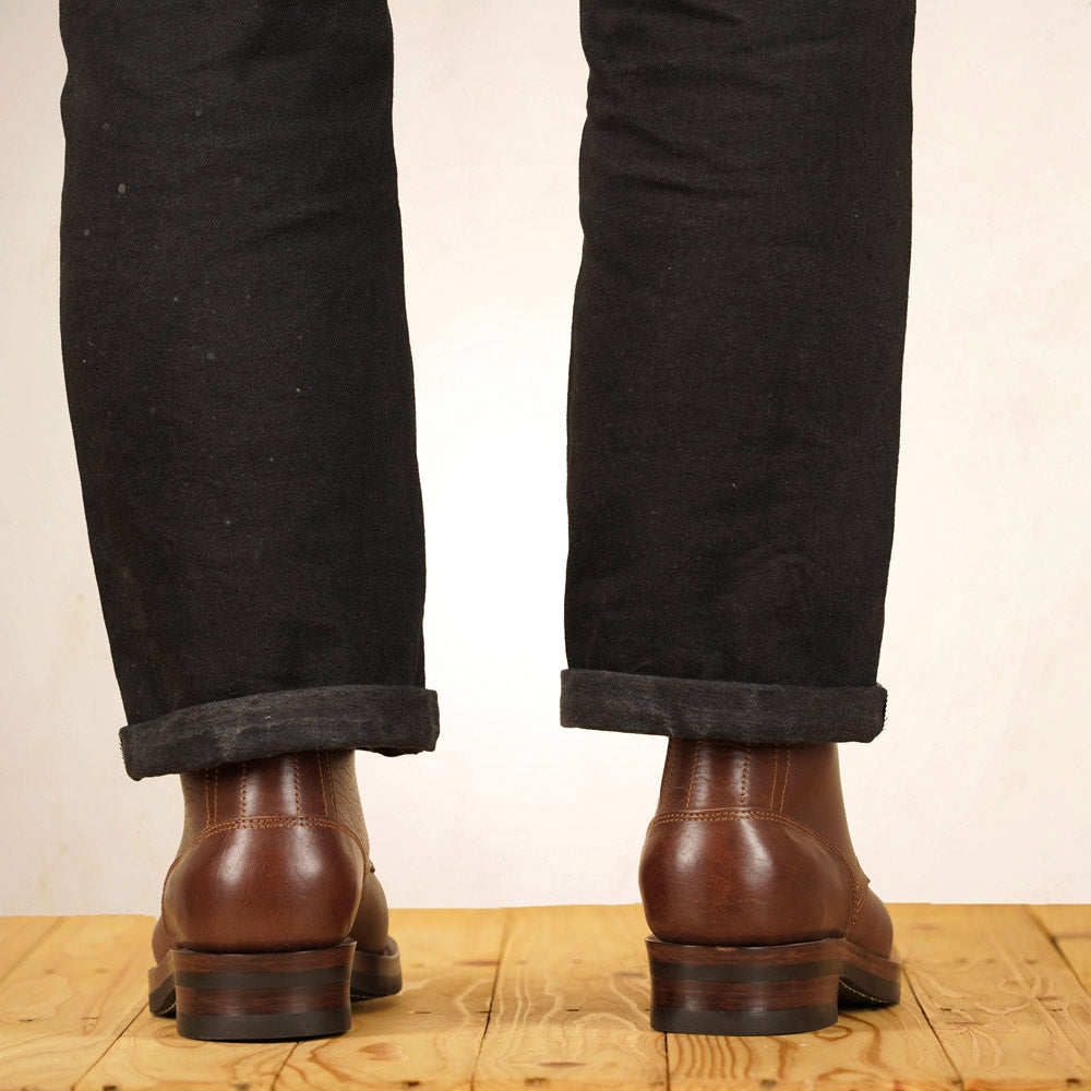 Matrix 5.7” Work Boots - Chocolate Horsebutt strip leather