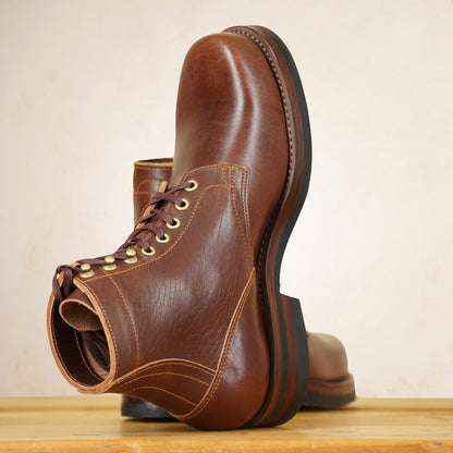 Matrix 5.7” Work Boots - Chocolate Horsebutt strip leather