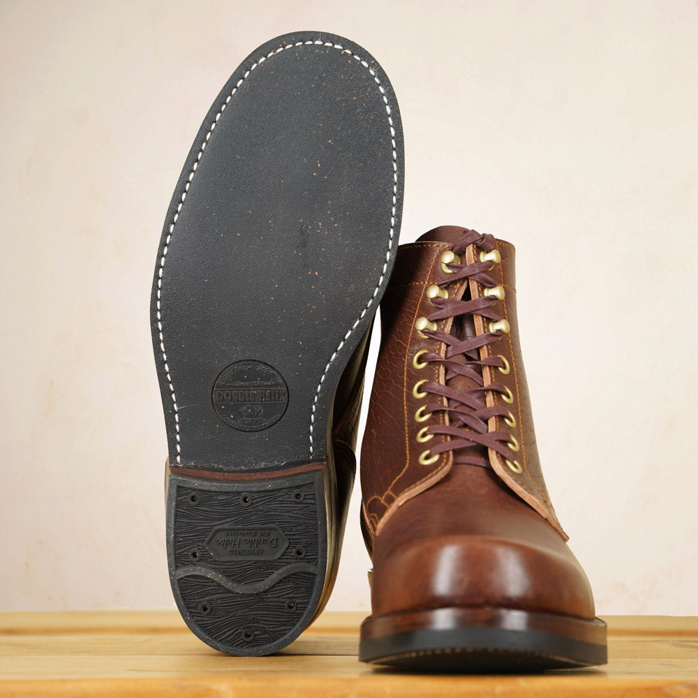 Matrix 5.7” Work Boots - Chocolate Horsebutt strip leather