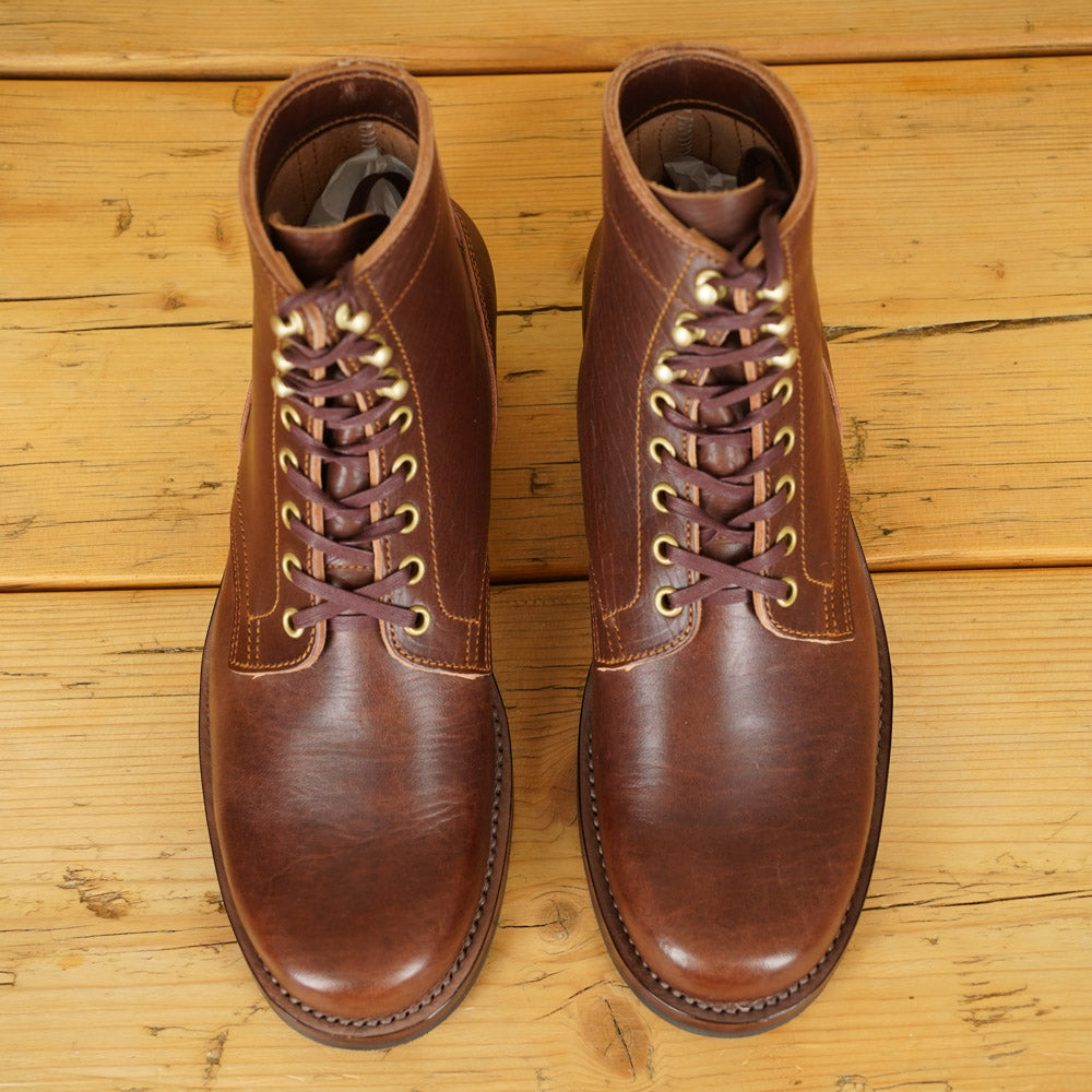 Matrix 5.7” Work Boots - Chocolate Horsebutt strip leather