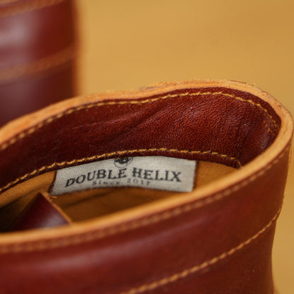 Double Helix Oil Pump Boots - Burgundy Horsehide