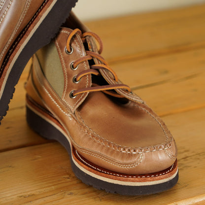 EasyMoc - Scout Boots - Natural CXL/ Waxed Canvas