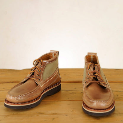 EasyMoc - Scout Boots - Natural CXL/ Waxed Canvas