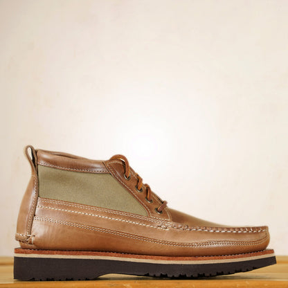 EasyMoc - Scout Boots - Natural CXL/ Waxed Canvas