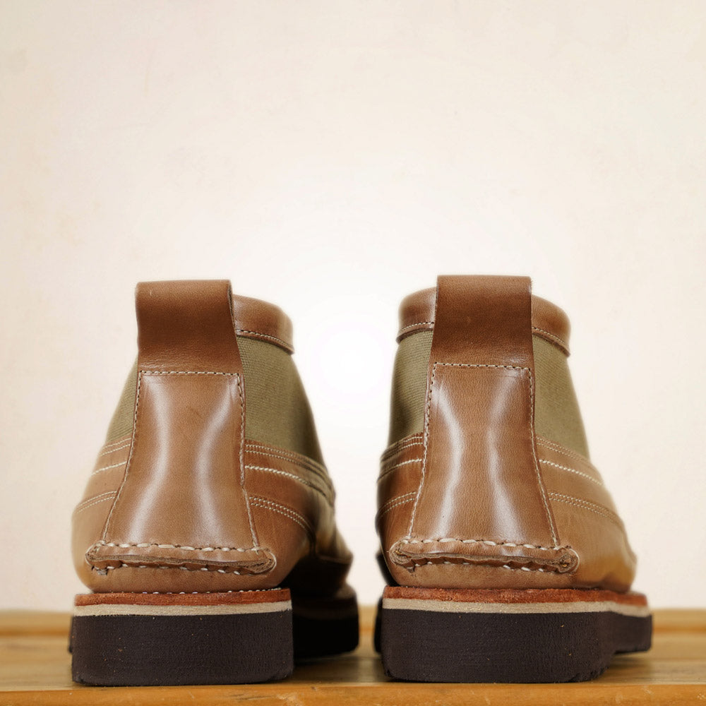 EasyMoc - Scout Boots - Natural CXL/ Waxed Canvas