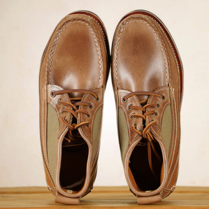 EasyMoc - Scout Boots - Natural CXL/ Waxed Canvas