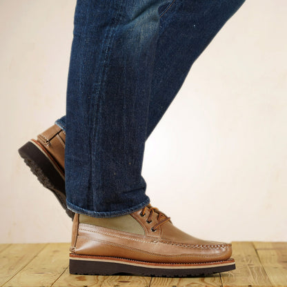 EasyMoc - Scout Boots - Natural CXL/ Waxed Canvas