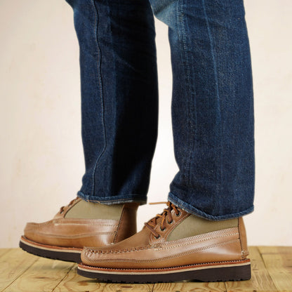 EasyMoc - Scout Boots - Natural CXL/ Waxed Canvas