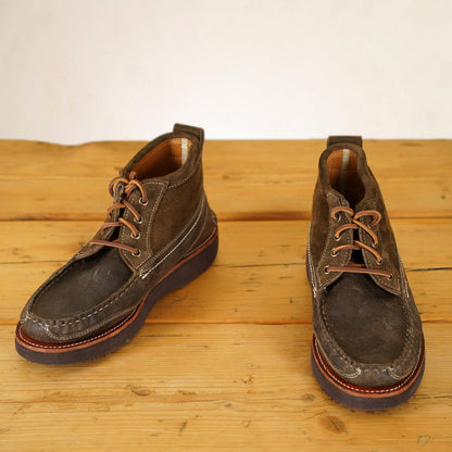 EasyMoc - Scout Boots - Stone CF Stead Waxed Elk Rambler