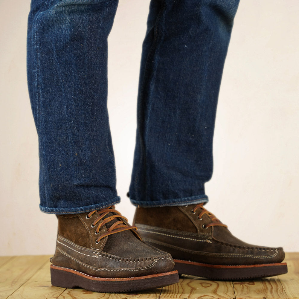 EasyMoc - Scout Boots - Stone CF Stead Waxed Elk Rambler