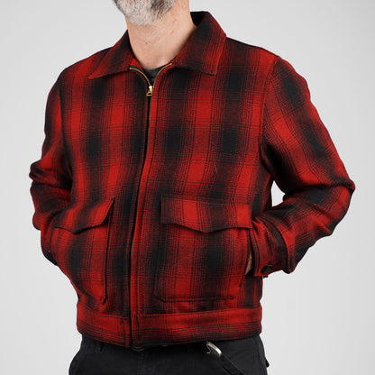 Freenote Cloth Alcorn JAcket Wool Red Plaid