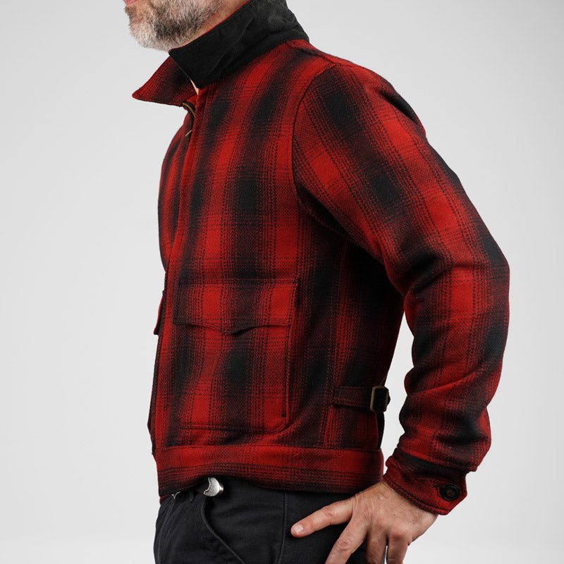 Freenote Cloth Alcorn JAcket Wool Red Plaid