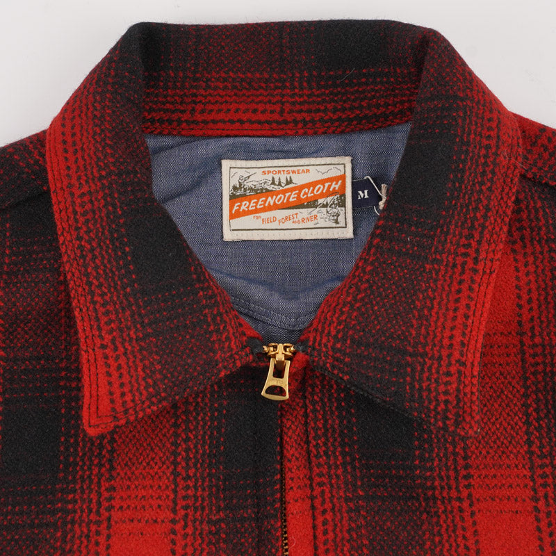 Freenote Cloth Alcorn JAcket Wool Red Plaid