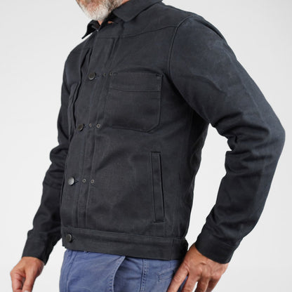 Freenote Cloth RJ-1 Riders Jacket Black Alpaca