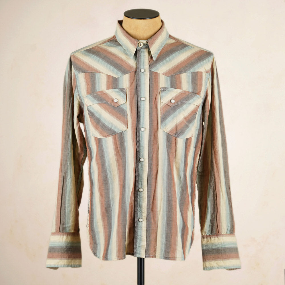 Freenote Cloth Calico Shirt - Desert Stripe
