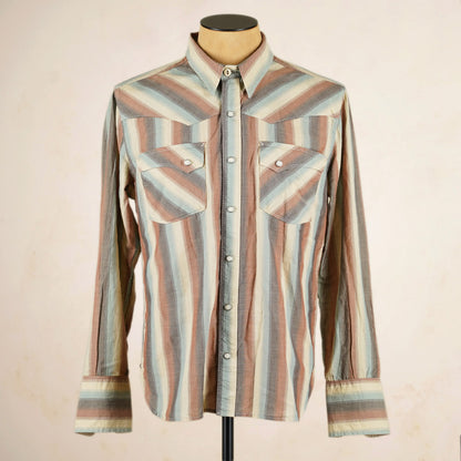 Freenote Cloth Calico Shirt - Desert Stripe