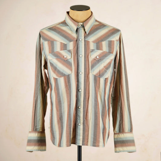 Freenote Cloth Calico Shirt - Desert Stripe