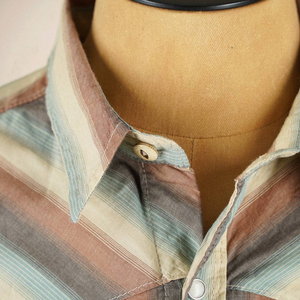 Freenote Cloth Calico Shirt - Desert Stripe