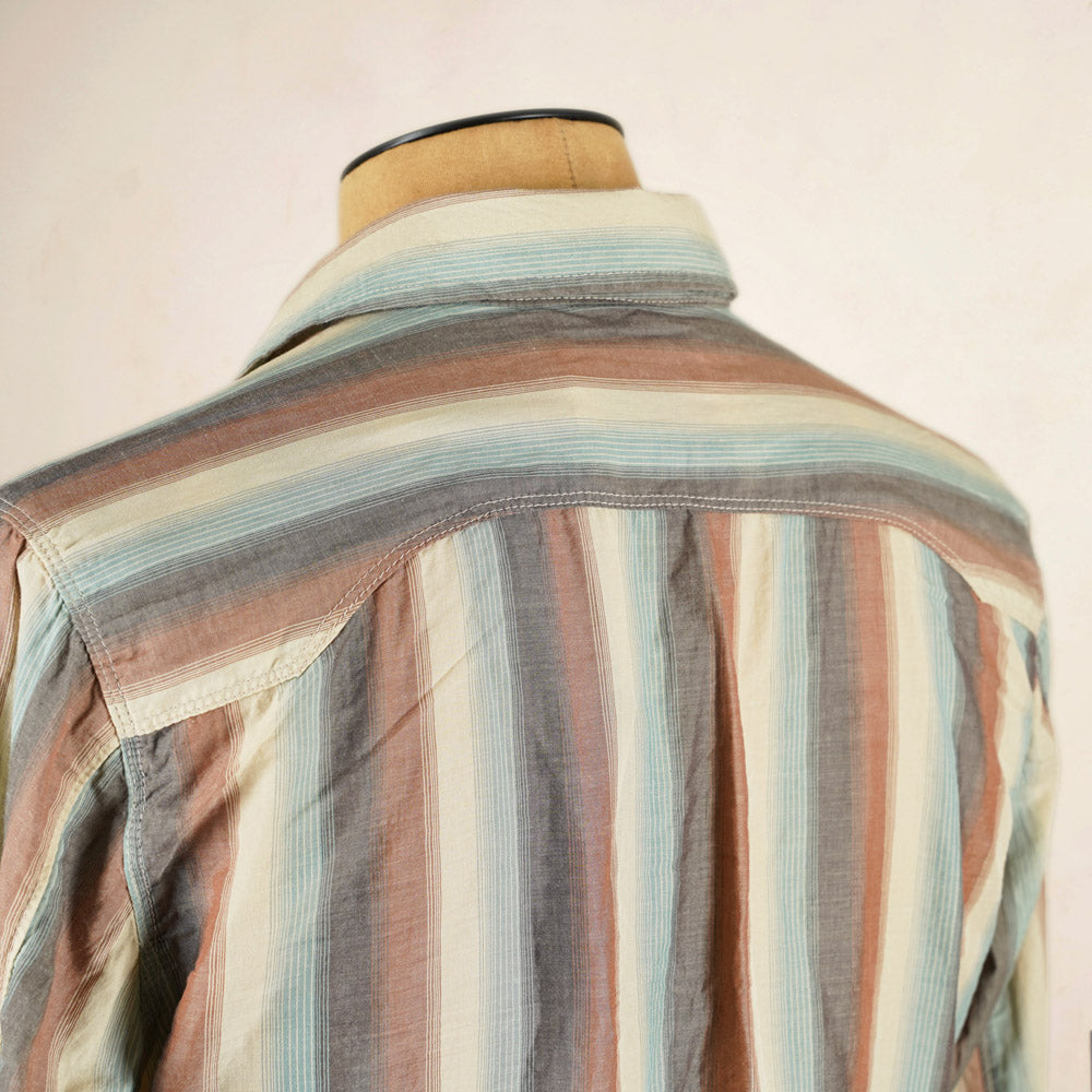 Freenote Cloth Calico Shirt - Desert Stripe