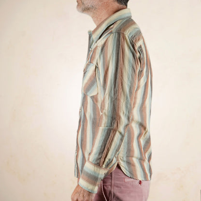 Freenote Cloth Calico Shirt - Desert Stripe