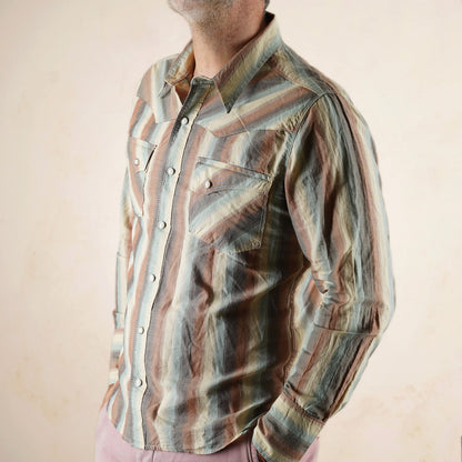 Freenote Cloth Calico Shirt - Desert Stripe