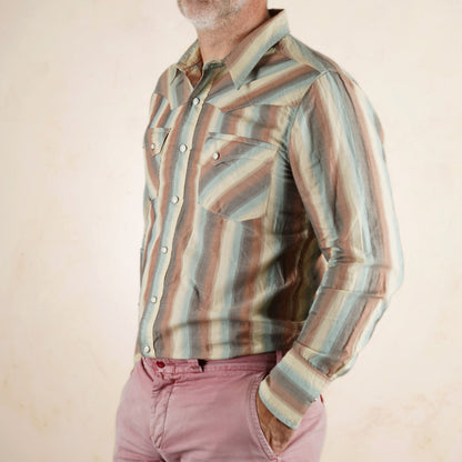 Freenote Cloth Calico Shirt - Desert Stripe
