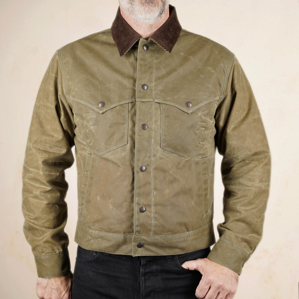 Freenote Cloth Claypool Jacket - Tobacco Waxed Canvas
