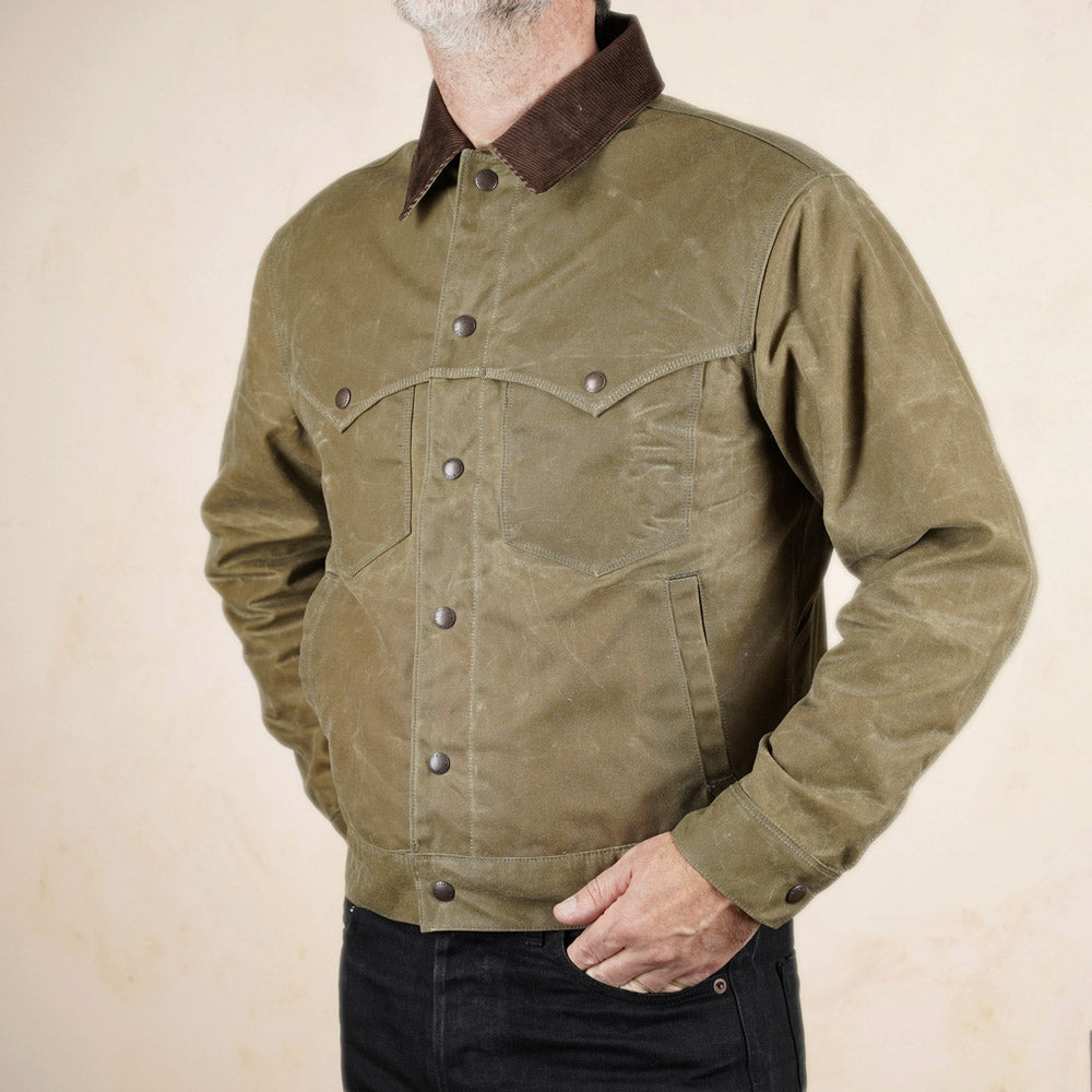 Freenote Cloth Claypool Jacket - Tobacco Waxed Canvas