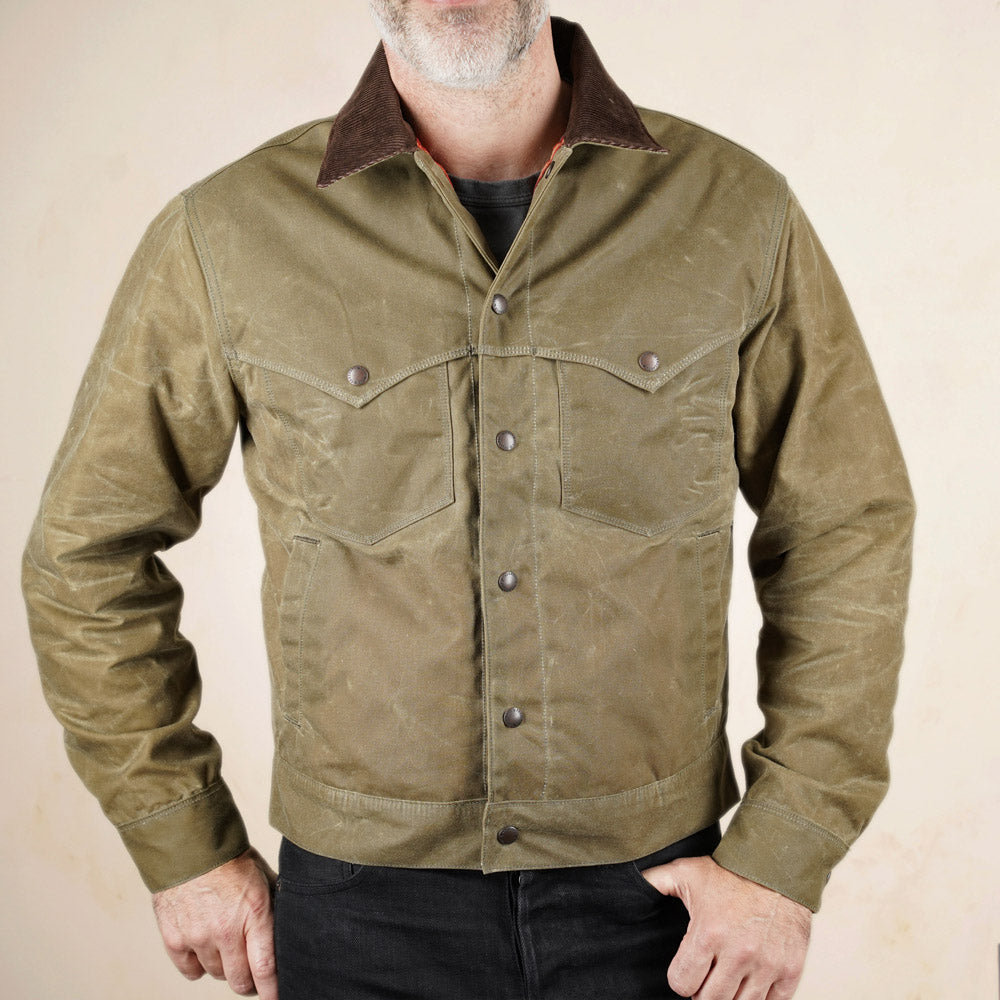 Freenote Cloth Claypool Jacket - Tobacco Waxed Canvas