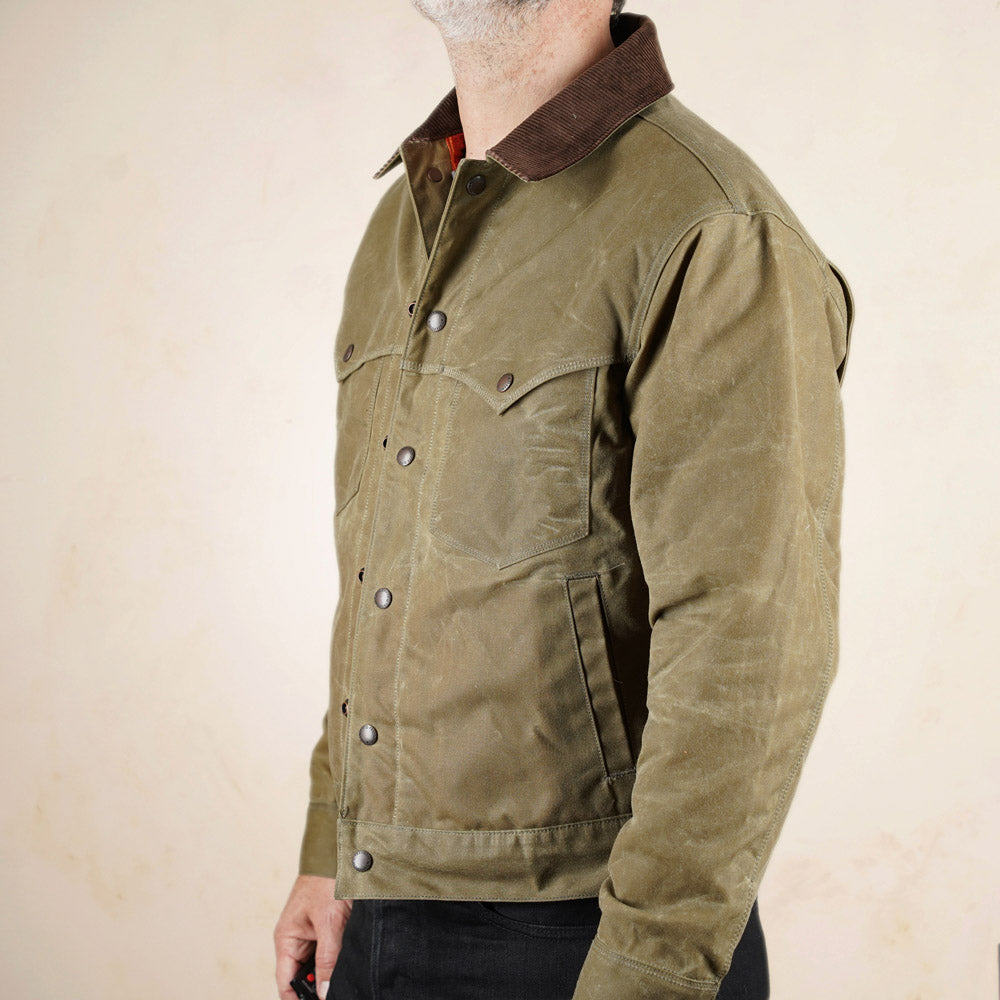 Freenote Cloth Claypool Jacket - Tobacco Waxed Canvas