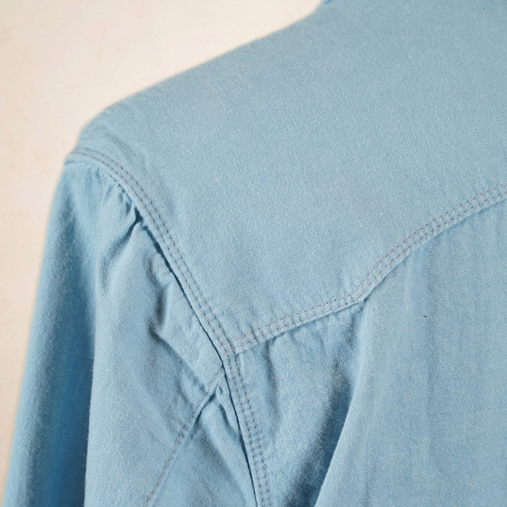 Freenote Cloth Modern Western Shirt - Clear Blue Chambray