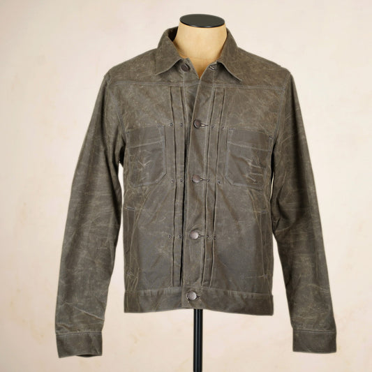 Freenote Cloth RJ-1 Riders Jacket - Oak Waxed Canvas