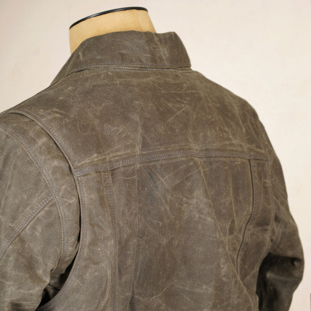 Freenote Cloth RJ-1 Riders Jacket - Oak Waxed Canvas