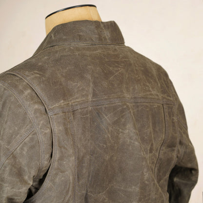 Freenote Cloth RJ-1 Riders Jacket - Oak Waxed Canvas