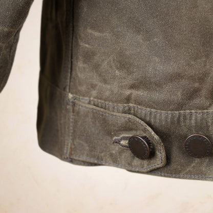Freenote Cloth RJ-1 Riders Jacket - Oak Waxed Canvas