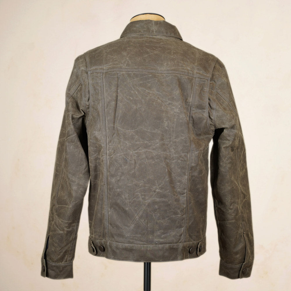 Freenote Cloth RJ-1 Riders Jacket - Oak Waxed Canvas