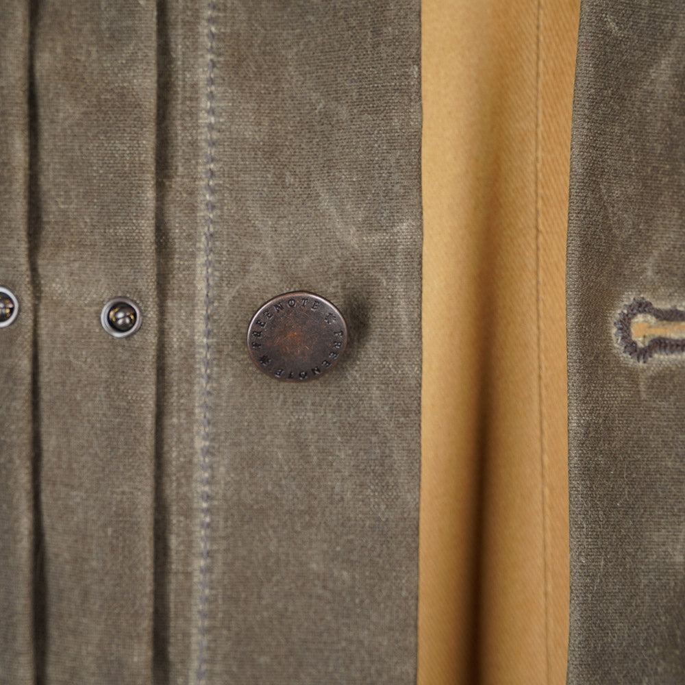 Freenote Cloth RJ-1 Riders Jacket - Oak Waxed Canvas