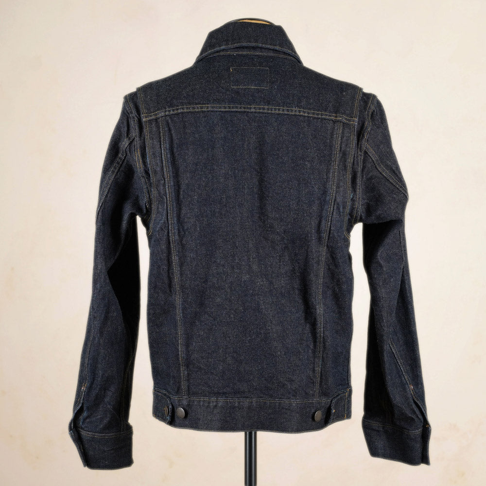 Freenote Cloth RJ-1 Riders Jacket - 15 Ounce Unsinged Rinsed Denim