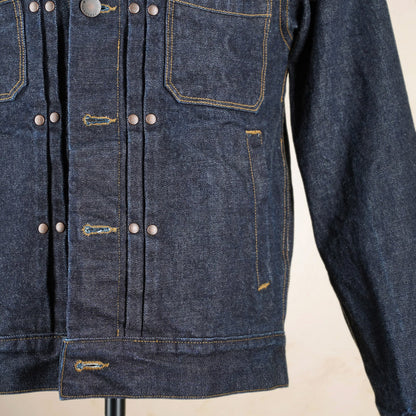 Freenote Cloth RJ-1 Riders Jacket - 15 Ounce Unsinged Rinsed Denim