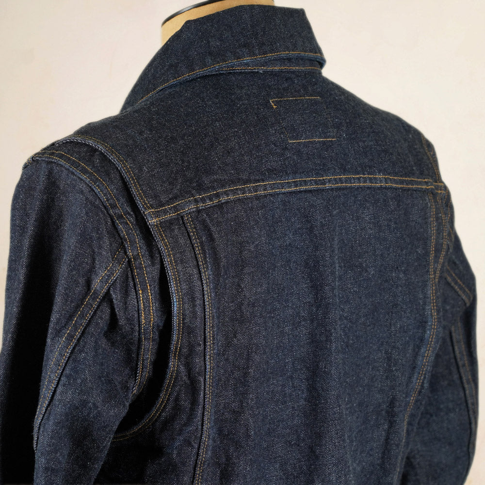 Freenote Cloth RJ-1 Riders Jacket - 15 Ounce Unsinged Rinsed Denim