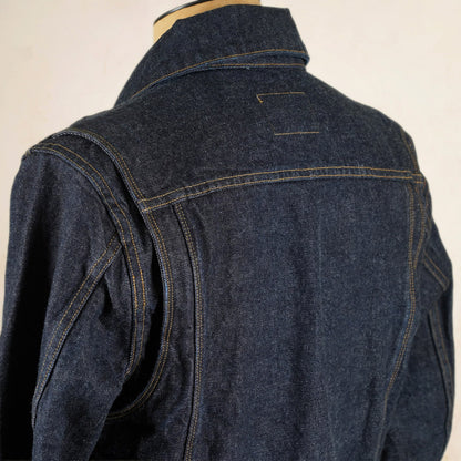 Freenote Cloth RJ-1 Riders Jacket - 15 Ounce Unsinged Rinsed Denim