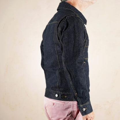 Freenote Cloth RJ-1 Riders Jacket - 15 Ounce Unsinged Rinsed Denim