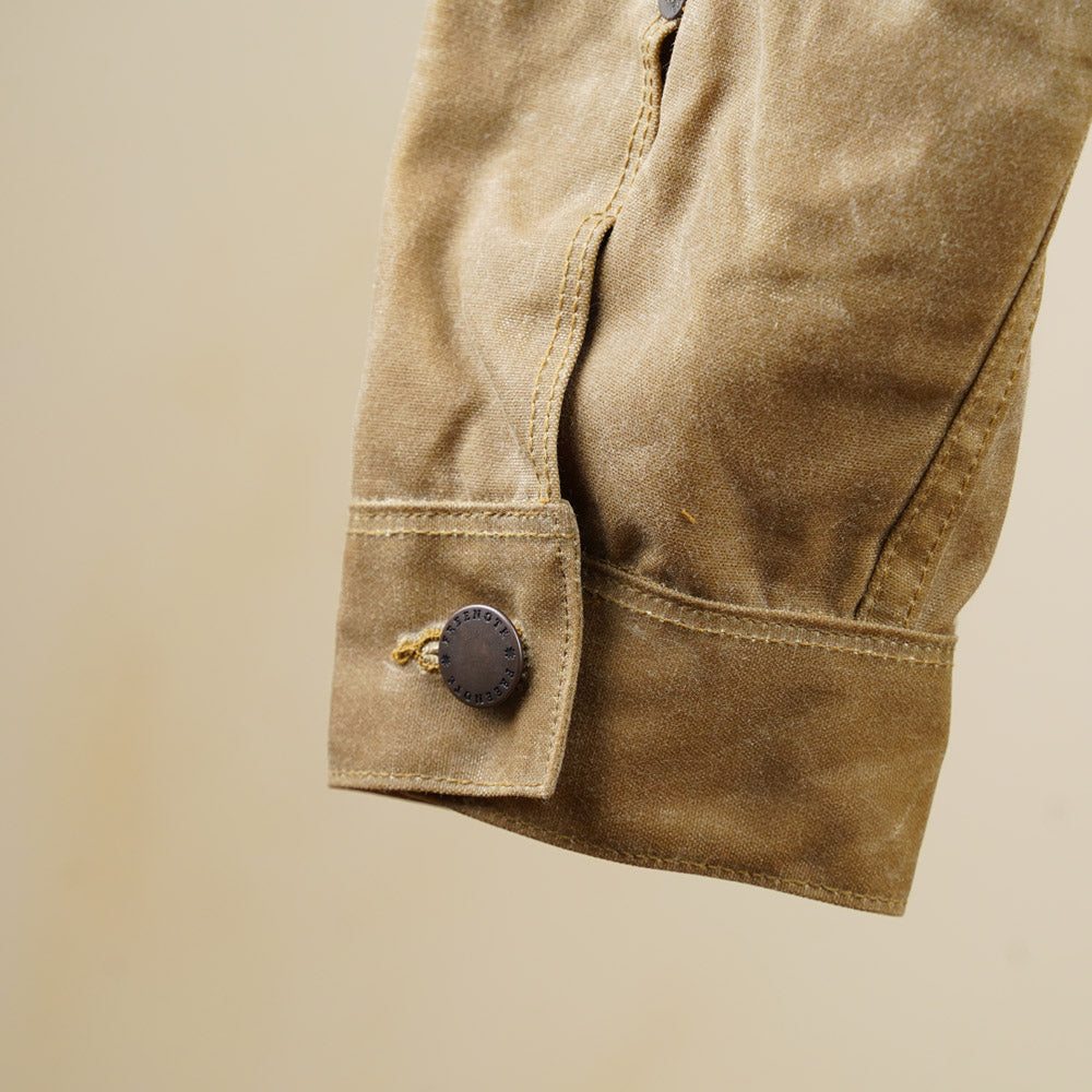 Freenote Cloth RJ-1 Riders Jacket - Tumbleweed Waxed Canvas