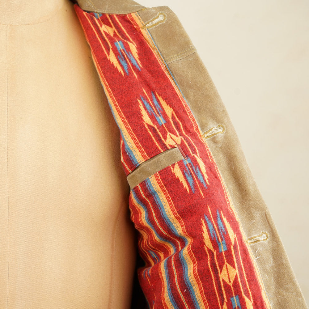 Freenote Cloth RJ-1 Riders Jacket - Tumbleweed Waxed Canvas