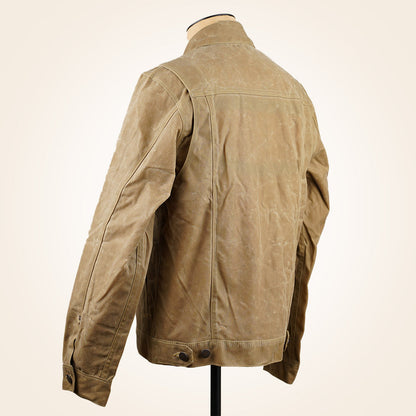 Freenote Cloth RJ-1 Riders Jacket - Tumbleweed Waxed Canvas