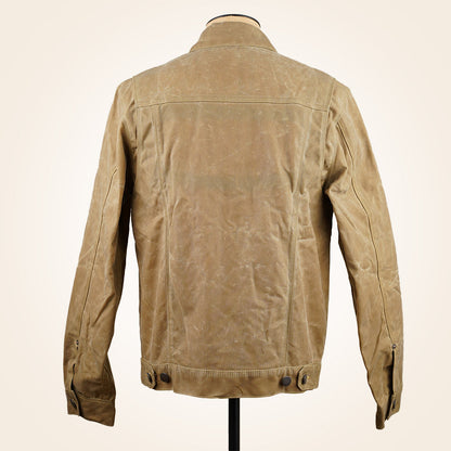 Freenote Cloth RJ-1 Riders Jacket - Tumbleweed Waxed Canvas