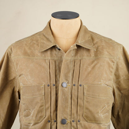 Freenote Cloth RJ-1 Riders Jacket - Tumbleweed Waxed Canvas